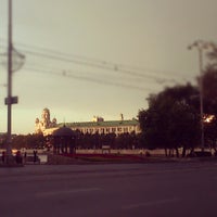 Photo taken at Остановка «Колледж Ползунова» by fotosaver on 8/23/2012