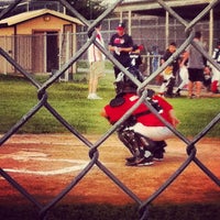 Photo taken at Bayland Park Little League by Tara T. on 4/11/2012