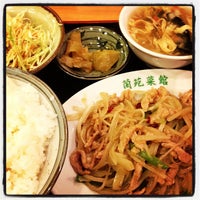 Photo taken at 蘭苑菜館 by Kimihiro N. on 3/15/2012