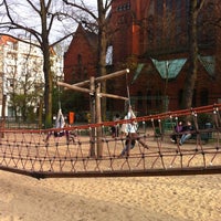 Photo taken at Kleiner Spielplatz am Karl-August-Platz by Jan S. on 4/15/2012