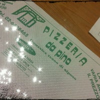Photo taken at Pizzeria da Pino by Lucky on 3/23/2012