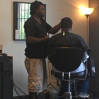 Photo taken at Ballerz Barbershop by Pink Sugar Atlanta N. on 7/13/2012