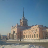 Photo taken at Вагоный участок &amp;quot;Ульяновск&amp;quot; (ст. Ульяновск-1) by Dmitry F. on 1/26/2012