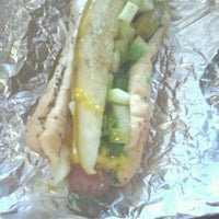 Photo taken at DJ&amp;#39;s Hot Dog Co. by Tamika F. on 9/27/2011