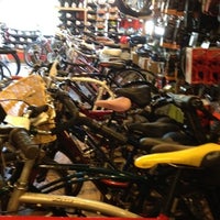 Photo taken at Mello Velo Bicycle Shop and Café by Chris F. on 8/8/2012