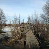 Photo taken at Подвесной мост у д. Шихирихи by Angela L. on 4/20/2012