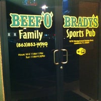 Photo taken at Beef &amp;#39;O&amp;#39; Brady&amp;#39;s by Kathy C. on 3/4/2012