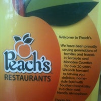 Photo taken at Peach&amp;#39;s Restaurant - Ellenton by Rebecca and Jeff C. on 3/11/2012