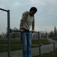 Photo taken at Стадион &amp;quot;Русановец&amp;quot; by Sasha L. on 4/13/2012