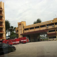 Photo taken at Ang Mo Kio Fire Station by Oman C. on 9/28/2011