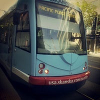 Photo taken at Seattle Streetcar - Westlake &amp;amp; Thomas by scott i. on 7/17/2012
