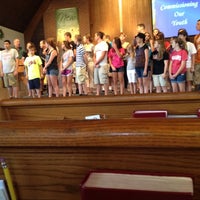 Photo taken at New Palestine Methodist Church by Andy E. on 7/8/2012