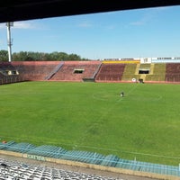 Photo taken at Estadio Nueva España (Club Deportivo Español) by Ariel M. on 2/27/2012