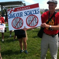 Photo taken at Save Our Schools March by Kati W. on 7/30/2011