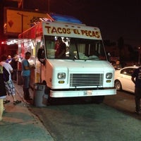 Photo taken at Tacos El Pecas by goEastLos on 8/31/2012