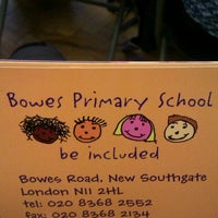Photo taken at Bowes Primary School by Jessica G. on 1/12/2012