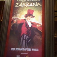 Foto diambil di Zarkana by Cirque du Soleil oleh Adrienne W. pada 8/29/2012