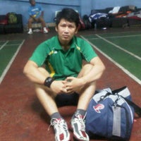 Photo taken at Gor badminton Muncang by Joe J. on 12/22/2011