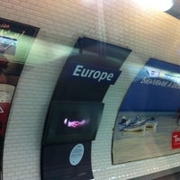 Photo taken at Métro Europe [3] by Raphael T. on 6/15/2012