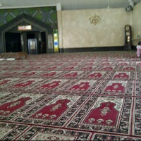 Photo taken at Masjid Jami&amp;#39; Bintaro Jaya by Iman E. on 3/9/2012