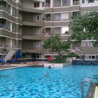 Photo taken at Swimming Pool Tower B - Sudirman Park by &amp;#39;Iwenks&amp;#39; I. on 12/24/2011