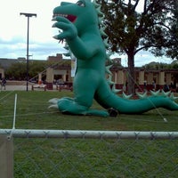 Photo taken at Guadalupe Plaza Park by Jeff S. on 11/12/2011