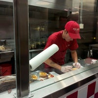 Photo taken at Five Guys by Jennie M. on 12/5/2011