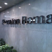 Photo taken at Sheraton Roma Hotel &amp;amp; Conference Center by Sami on 4/13/2012