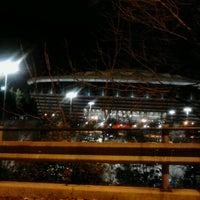 Photo taken at The Georgia Dome- Brown Lot by Dawn on 12/16/2011