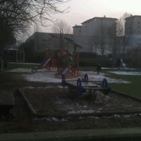 Photo taken at Playground Cours Saint Michel by Marin on 1/31/2012