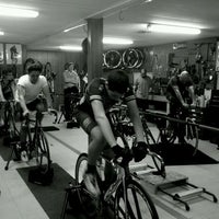 Photo taken at Chicago Velo Campus by Aaron F. on 2/4/2012