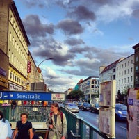 Photo taken at U Seestraße by Thea on 5/29/2012