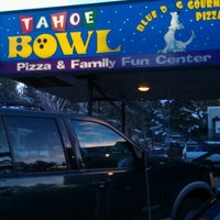 Photo taken at Tahoe Bowl by Dani S. on 4/14/2012