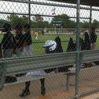 Photo taken at Bayland Park Little League by Tara T. on 5/5/2012