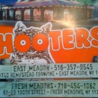Photo taken at Hooters East Meadow by Priya I. on 4/11/2012