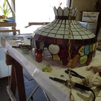 Photo taken at Daylight Stained Glass &amp; Repair by Satori on 3/15/2012