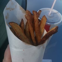 Photo taken at The Fry Guy Stand by Whitney C. on 2/6/2011