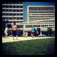 Photo taken at Crystal City Sand Volleyball Courts by Kathy D. on 7/4/2012