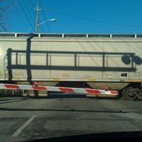 Photo taken at Michigan Street Railroad Crossing by E. H. on 3/10/2012