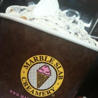 Photo taken at Marble Slab Creamery by Kim W. on 3/17/2012