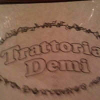 Photo taken at Trattoria Demi by Jolie R. on 9/16/2011