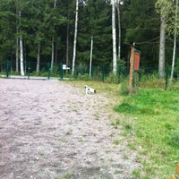 Photo taken at Iivisniemenpellon koira-aitaus by Nea R. on 9/5/2012