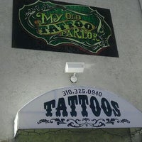 Photo taken at MY OLD TATTOO PARLOR by Tom F. on 1/17/2012