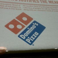 Photo taken at Domino&amp;#39;s Pizza by Natalia R. on 12/31/2011