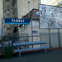 Photo taken at Estación Flores [Línea Sarmiento] by Juan S. on 10/31/2011