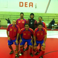 Photo taken at Interno Futsal G1-SPFC by Jihad M. on 6/22/2012