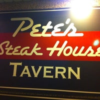 Photo taken at Pete&amp;#39;s Steak House by Thom R. on 3/3/2011
