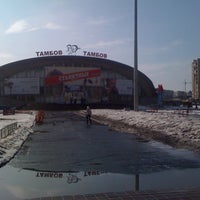 Photo taken at Площадь перед ЛДС &amp;quot;Кристалл&amp;quot; by DAFFF on 4/1/2012