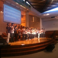 Photo taken at Iglesia Chung-Ang by Christian L. on 2/26/2012