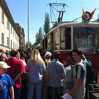 Photo taken at Vozovna Žižkov (tram) by Alexander A. on 4/28/2012